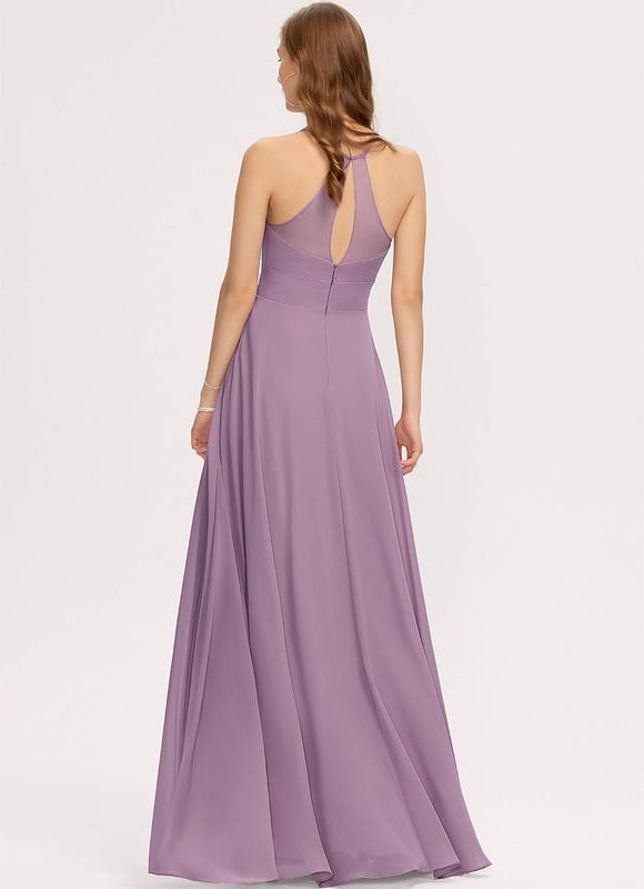 Robe Chic Satinée Beige - gallery 1