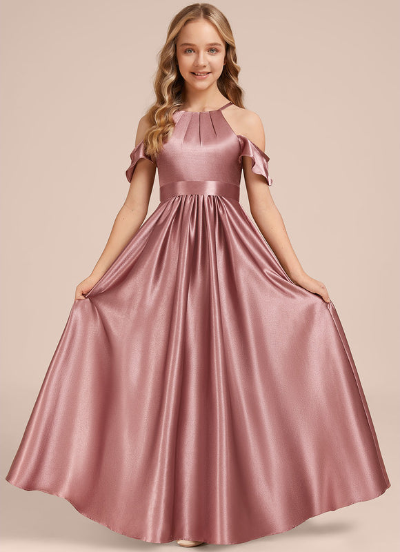 Robe Chic Satinée Bordeaux