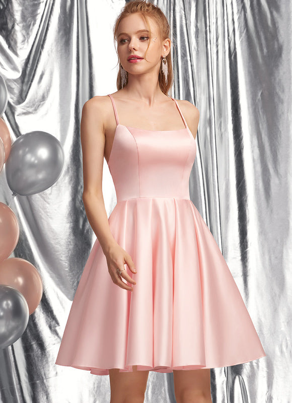 Robe Chic Satin Nuit Étoilée - gallery 2