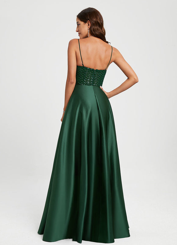 Robe Chic Satin Chic Longueur - gallery 2