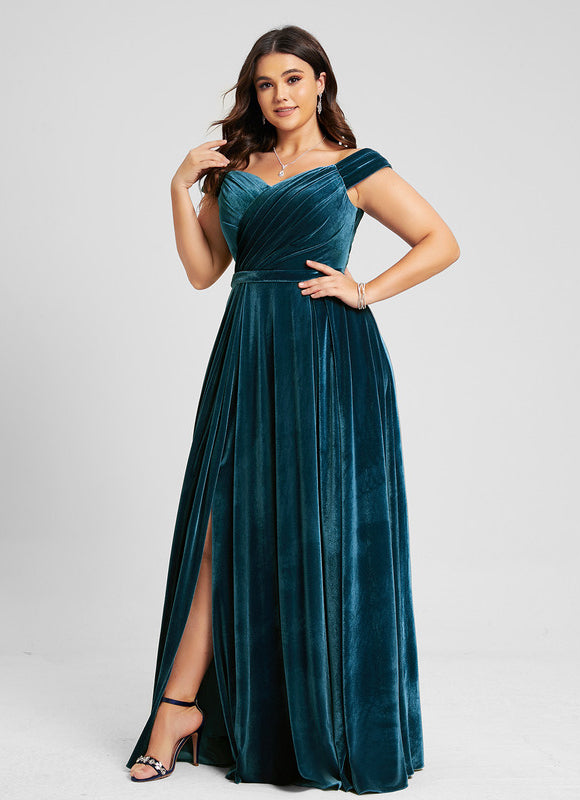 Robe Chic Velours Azur Révélateur - gallery 5