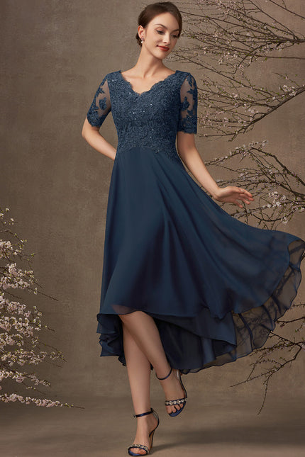 Robe Chic Émeraude Dentelle