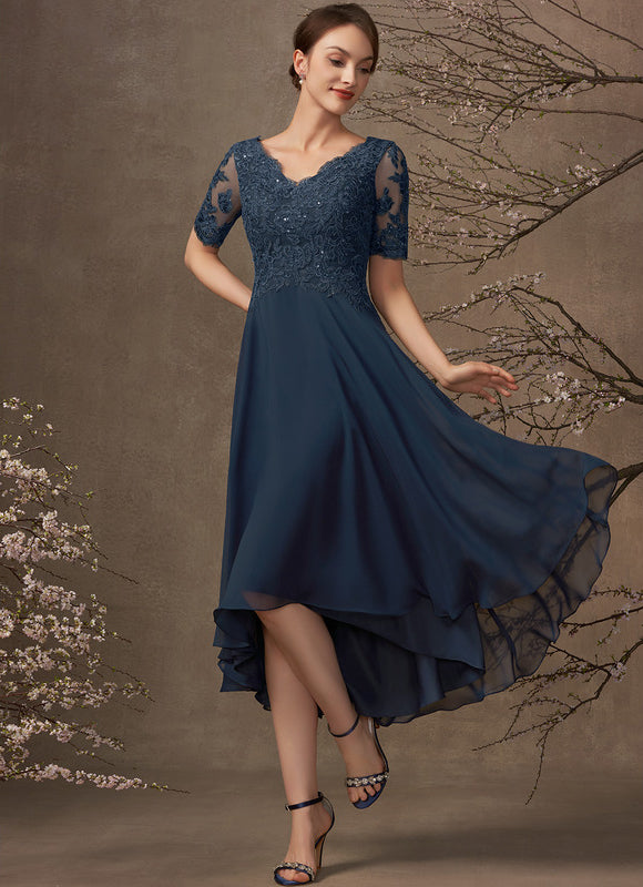 Robe Chic Émeraude Dentelle
