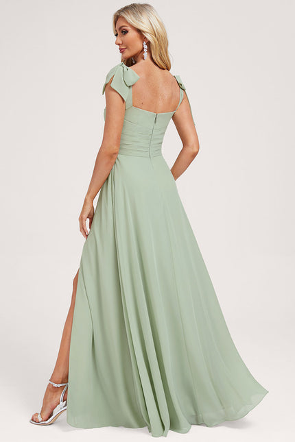 Robe Chic Fluide Verte - gallery 2