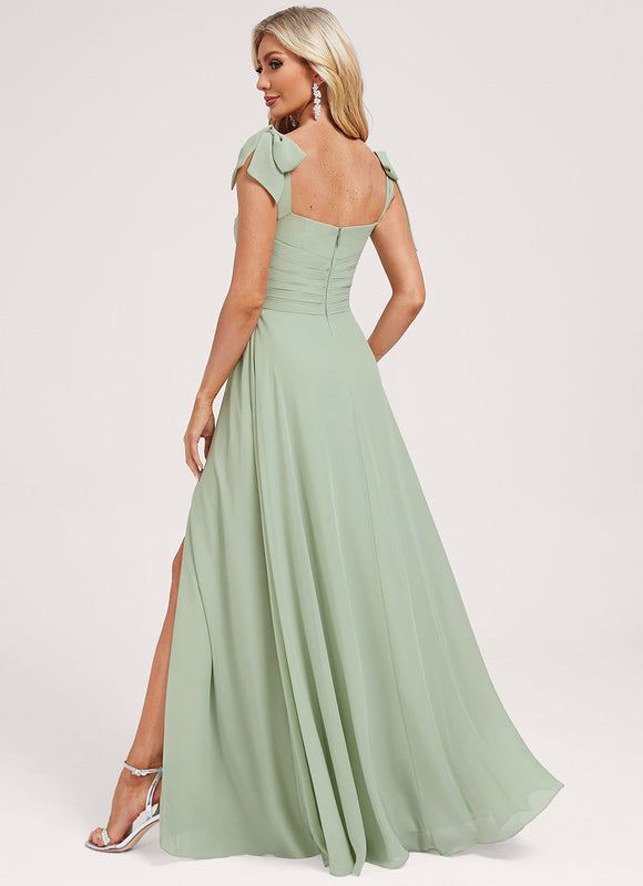 Robe Chic Fluide Verte - gallery 2