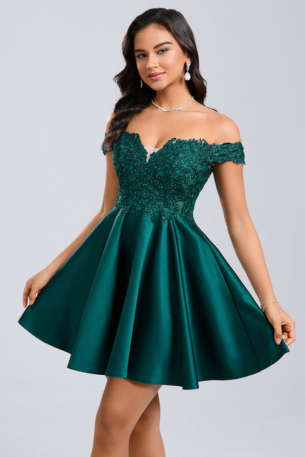 Robe Chic Émeraude Festive - gallery 1