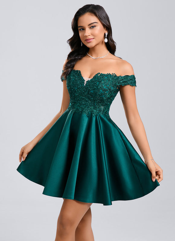 Robe Chic Émeraude Festive - gallery 1