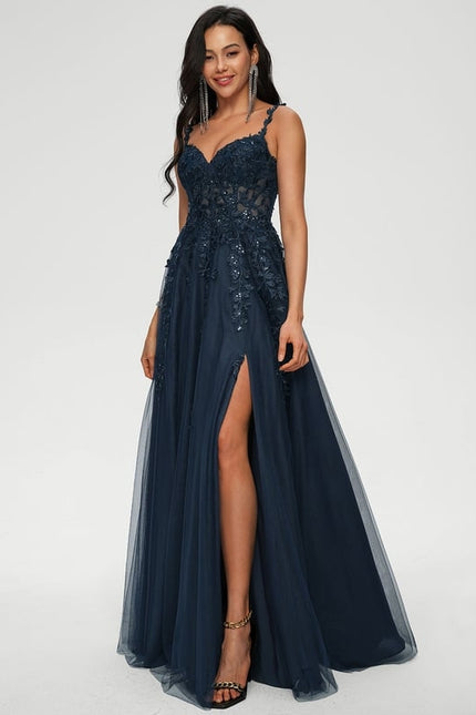 Robe Chic Bleue Étoilée - gallery 1