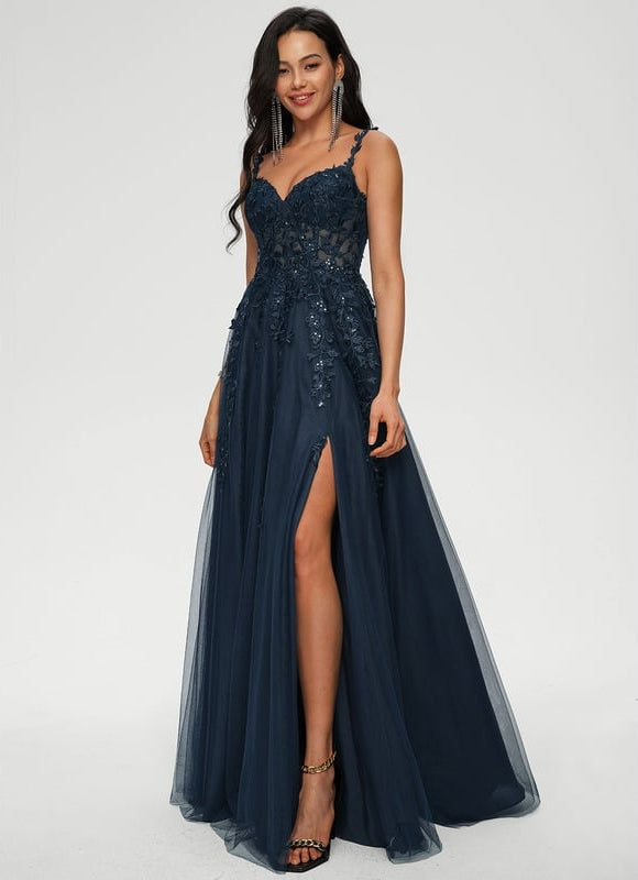 Robe Chic Bleue Étoilée - gallery 1
