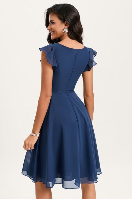 Robe Chic Cerise Flottante - gallery 3