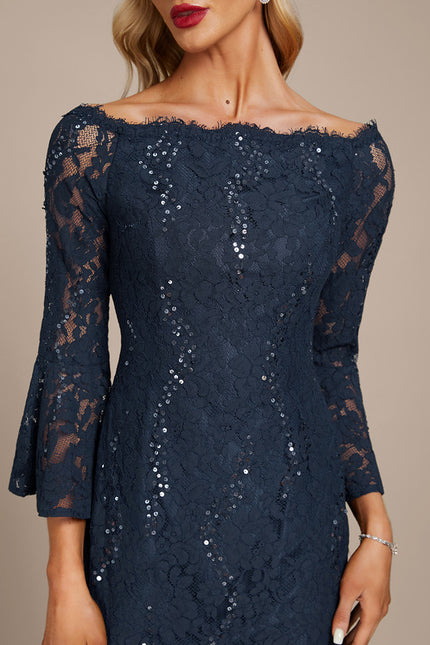 Robe Chic Chic Dentelle Étoilée - gallery 6