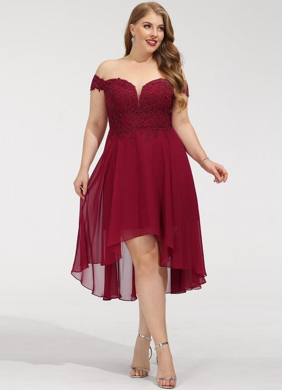 Robe Chic Élégance Rubis Aérienne - gallery 6