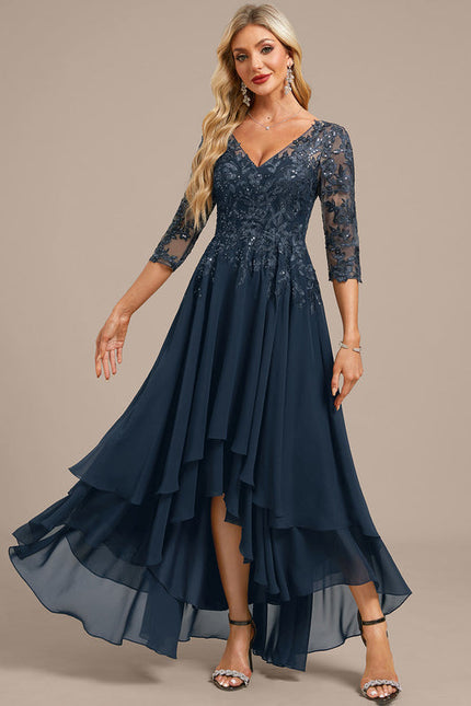 Robe Chic Mousseline Marine