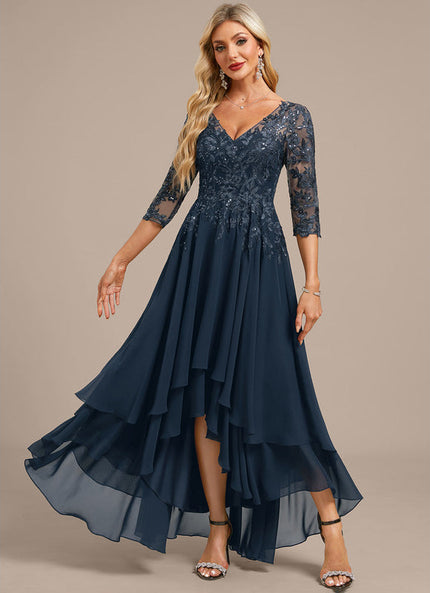 Robe Chic Mousseline Marine