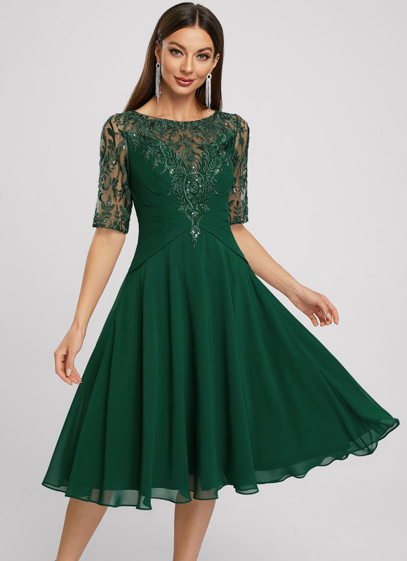 Robe Chic Cocktail Élégante