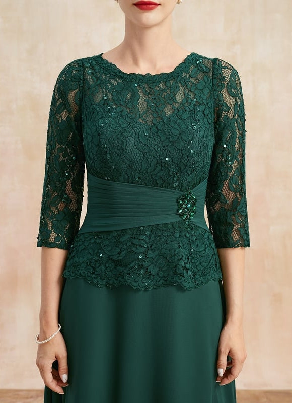 Robe Chic Vert Sombre Chic - gallery 6