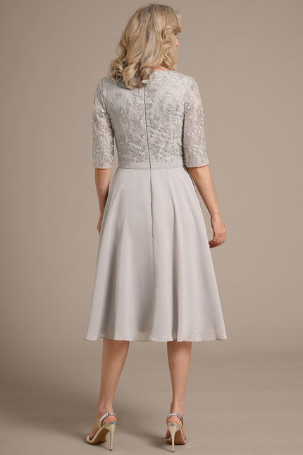 Robe Chic Grise Aérée - gallery 5