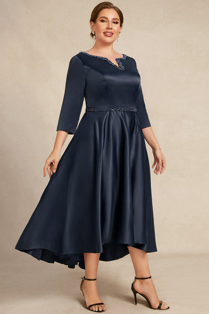 Robe Chic Élégance Satinée Moderne - gallery 5