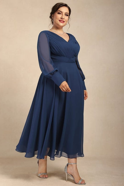 Robe Chic Chiffon Marine - gallery 8