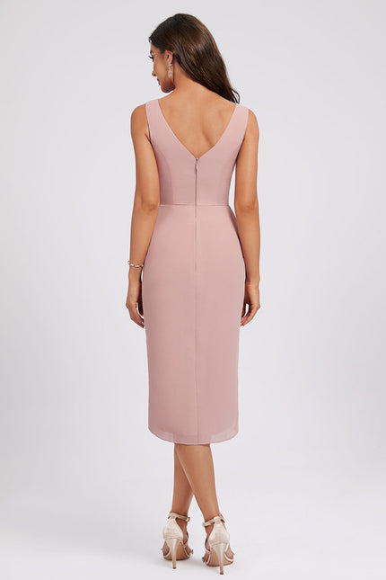 Robe Chic Chic Drapé Féminin - gallery 4