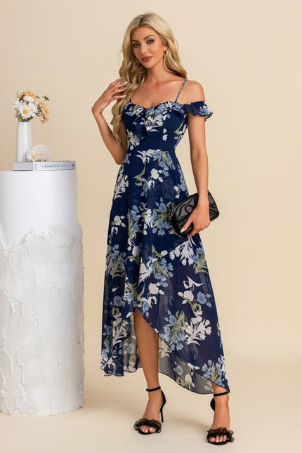 Robe Chic Fleurie Émeraude - gallery 9