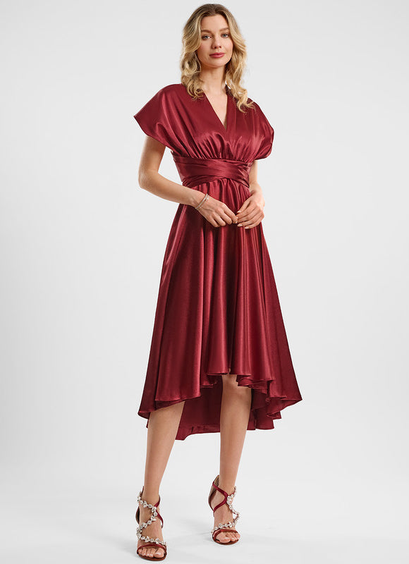 Robe Chic Rubis Élégante - gallery 3