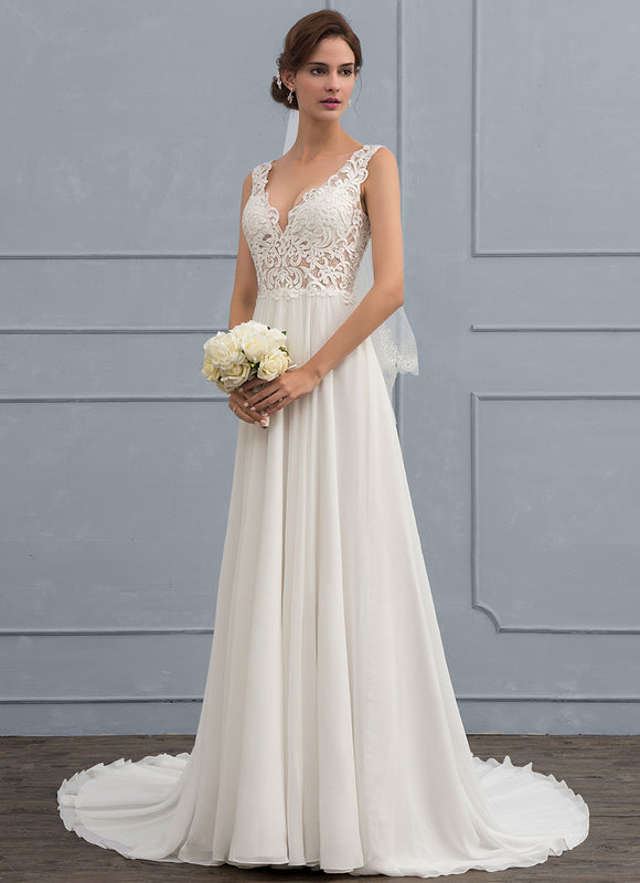 Robe Chic Vaporeuse Blanche - gallery 1