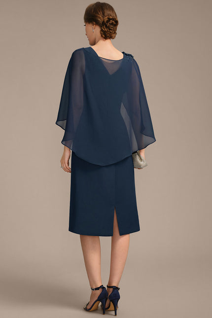 Robe Chic Bleu Élégant - gallery 4