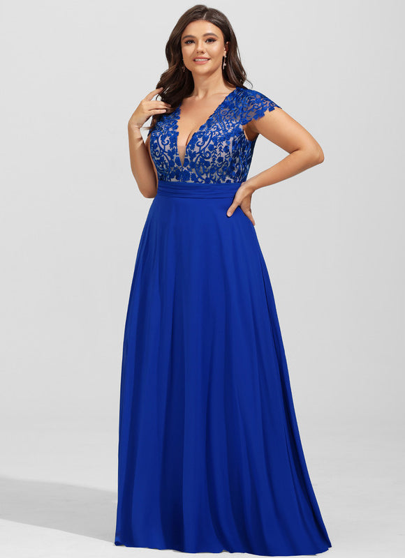 Robe Chic Longue Marine Élégante - gallery 8