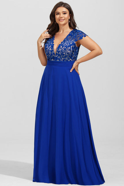 Robe Chic Longue Marine Élégante - gallery 8