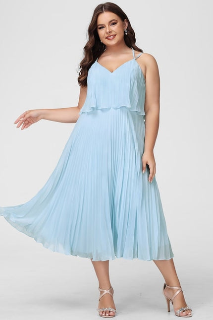 Robe Chic Plissée Sombre - gallery 6