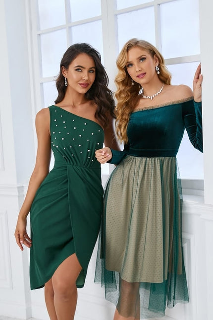 Robe Chic Chuchotement Émeraude - gallery 3