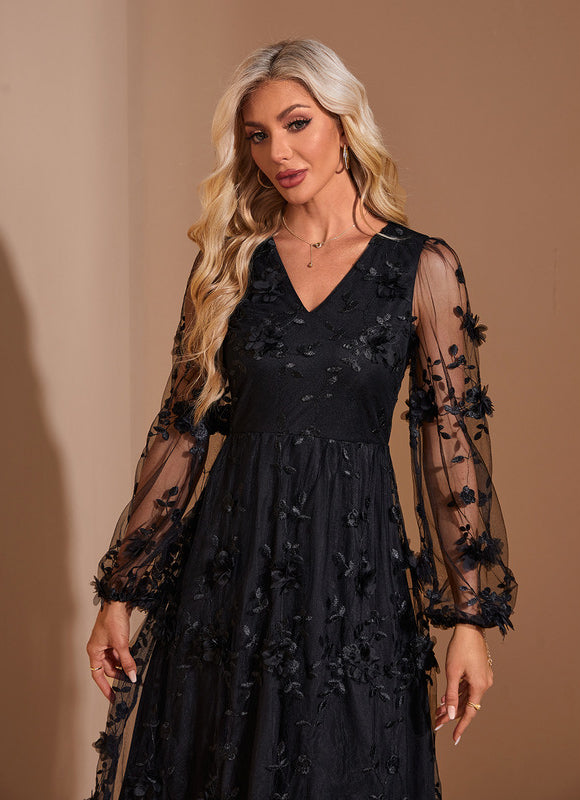 Robe Chic Tulle Élégante - gallery 3