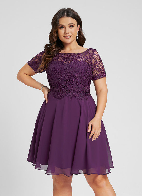 Robe Chic Chiffon Éclatante - gallery 6