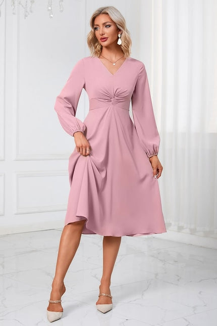 Robe Chic Midi Épurée - gallery 1