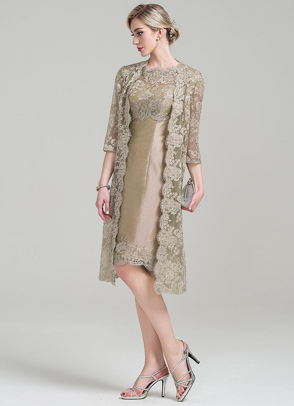 Robe Chic Dentelle Olive - gallery 2