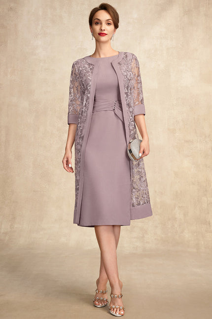 Robe Chic Élégance Lilas - gallery 7
