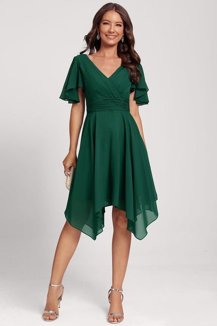 Robe Chic Asymétrique Vaporeuse - gallery 3
