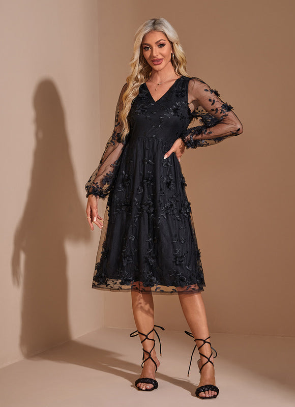 Robe Chic Tulle Élégante - gallery 5