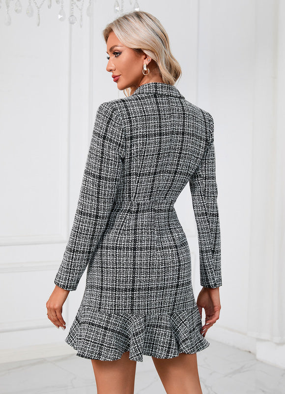 Robe Chic Tweed Élégante - gallery 5