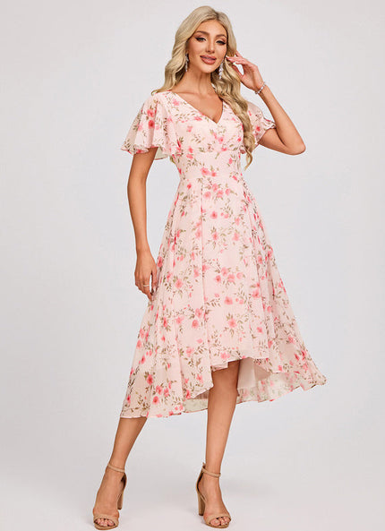 Robe Chic Fluide Bleu Nuit