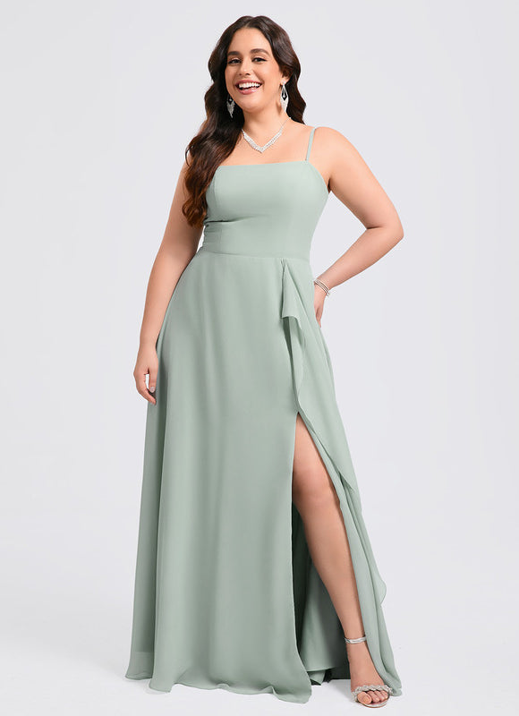 Robe Chic Longue Verte Raffinée - gallery 7