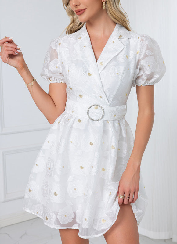 Robes Blanches Courtes Chic - gallery 4
