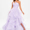 Robe Chic Lavande Ondulée