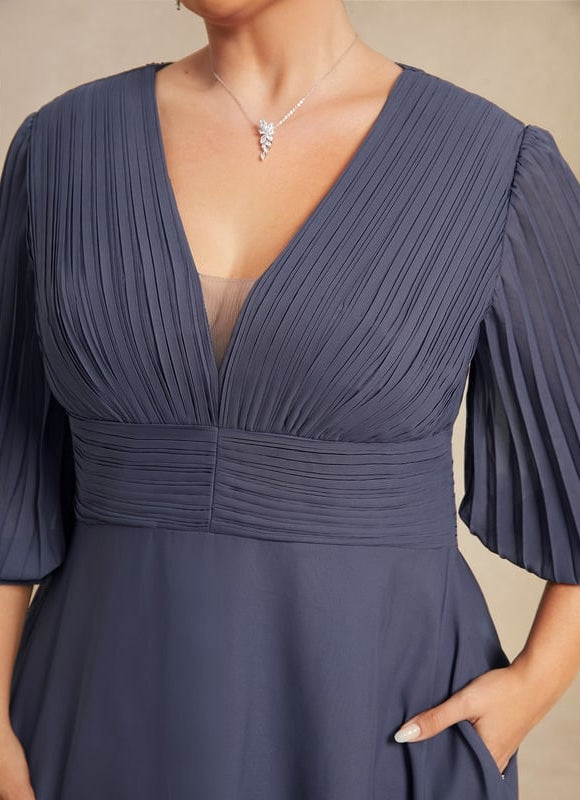 Robe Chic Chiffon Marine - gallery 9