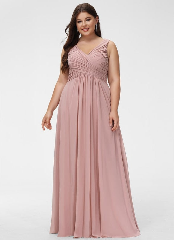 Robe Chic Longue Bordeaux Plissée - gallery 9