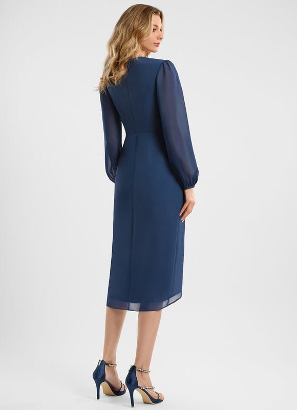 Robe Chic Mousseline Volants - gallery 4