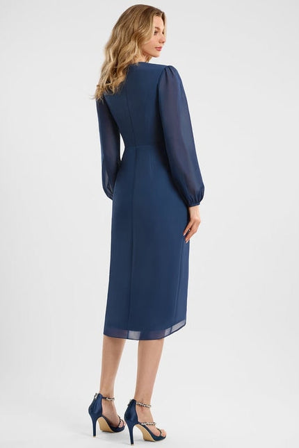 Robe Chic Mousseline Volants - gallery 4