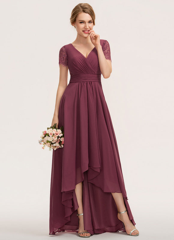 Robe Chic Aérienne Bordeaux - gallery 1