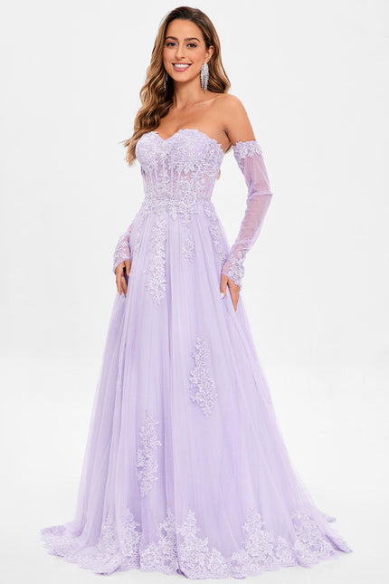 Robe Chic Événementielle Lavande - gallery 5